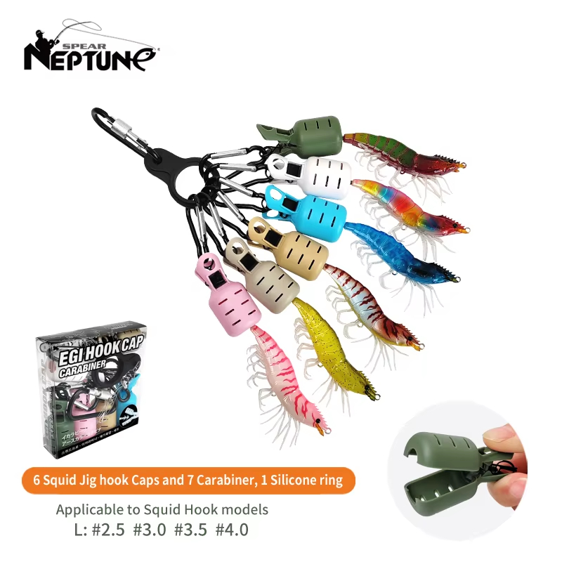 Fishing Lure Jig - 6 szt. kolorowych osłonek na haczyki