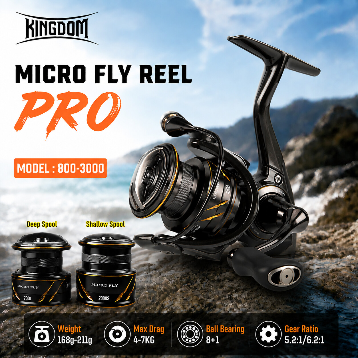 Kingdom Micro Fly Pro Fishing  – Shimano Reel Stradic recenzja i cena